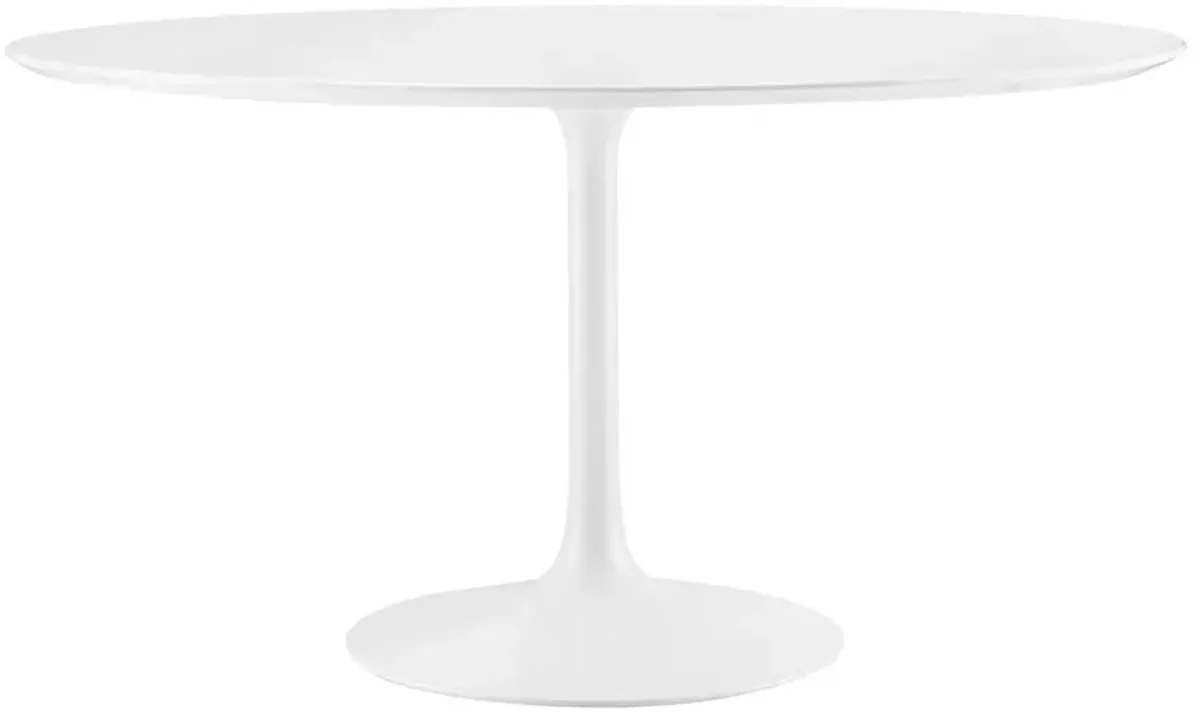 Lippa Round 54" Dining Table by Modway Wood / Black White