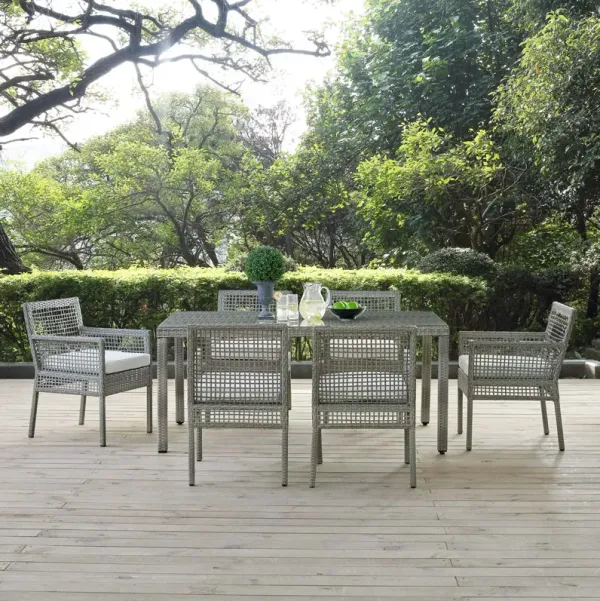 Aura 7 Piece Outdoor Patio Wicker Rattan Set by Modway