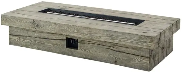 Manteo 70" Rectangular Outdoor Patio Fire Pit Table by Modway Light Gray