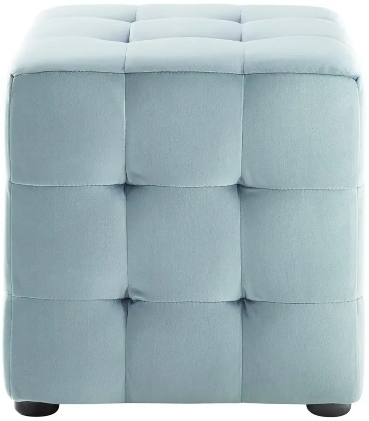 Contour Tufted Cube Performance Velvet Ottoman by Modway