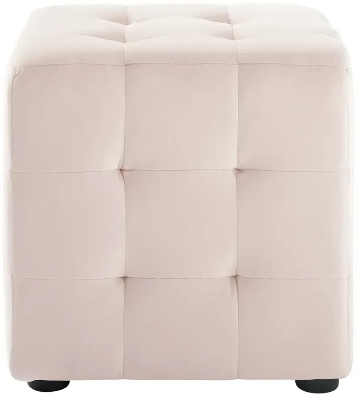 Contour Tufted Cube Performance Velvet Ottoman by Modway