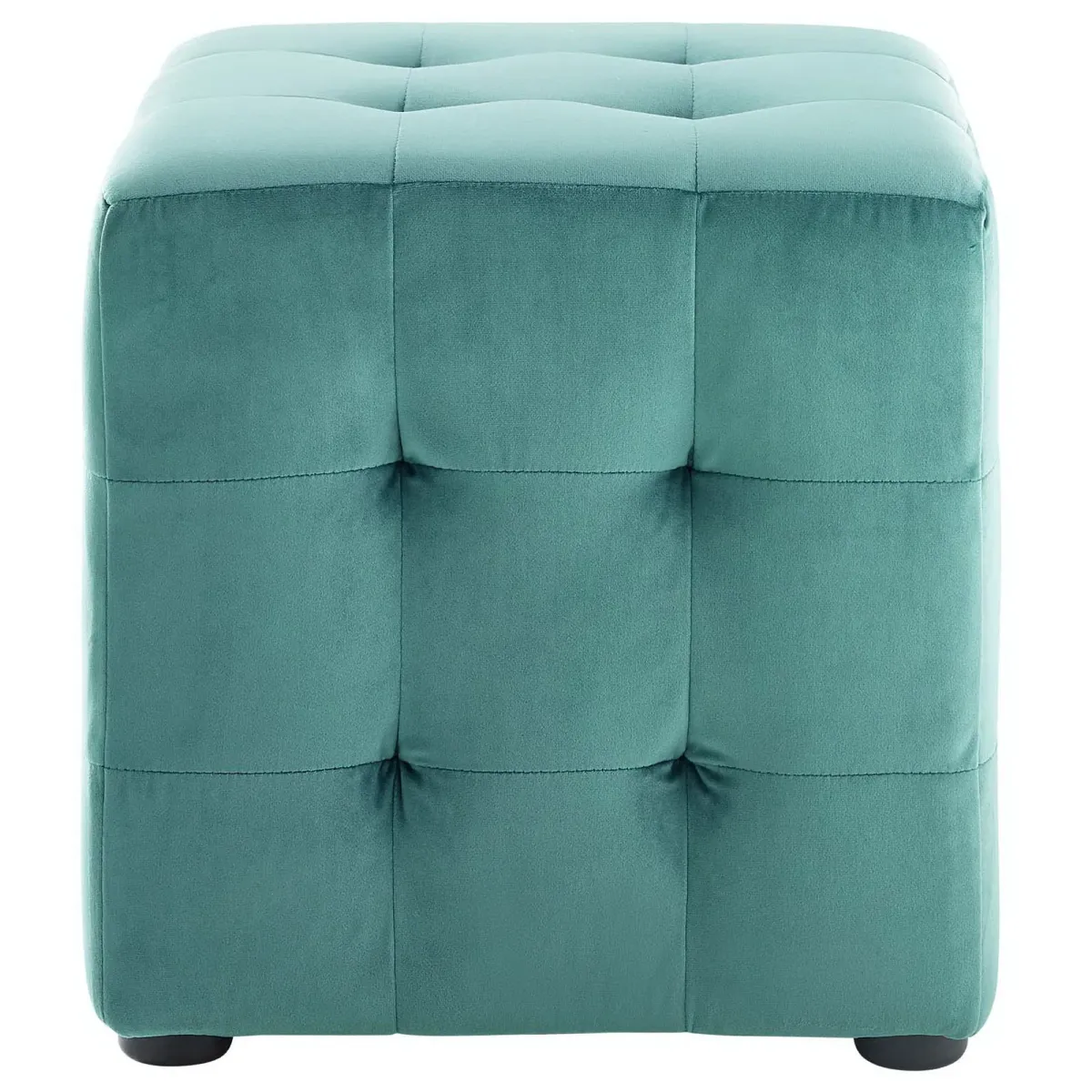 Contour Tufted Cube Performance Velvet Ottoman by Modway