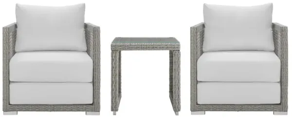 Aura 3 Piece Outdoor Patio Wicker Rattan Set by Modway