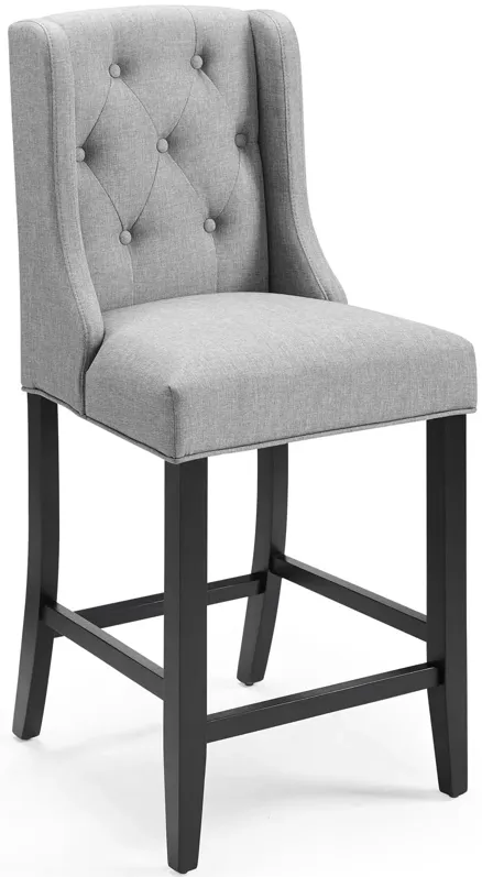 Baronet Tufted Button Upholstered Fabric Counter Stool by Modway