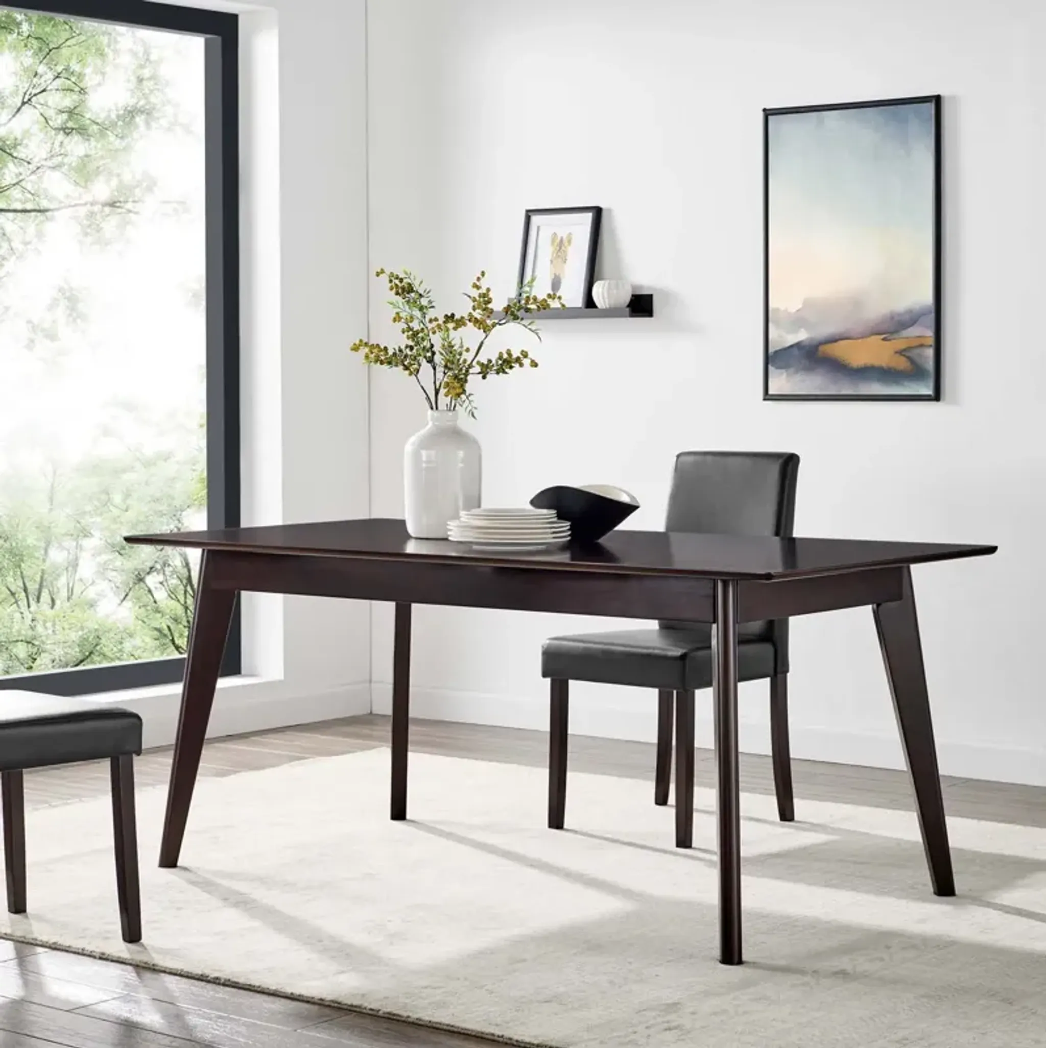 Oracle 69 Rectangle Dining Table By Modway Cappuccino Lexmod ...