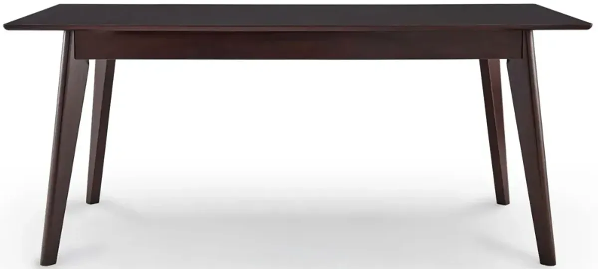 Oracle 69" Rectangle Dining Table by Modway Cappuccino
