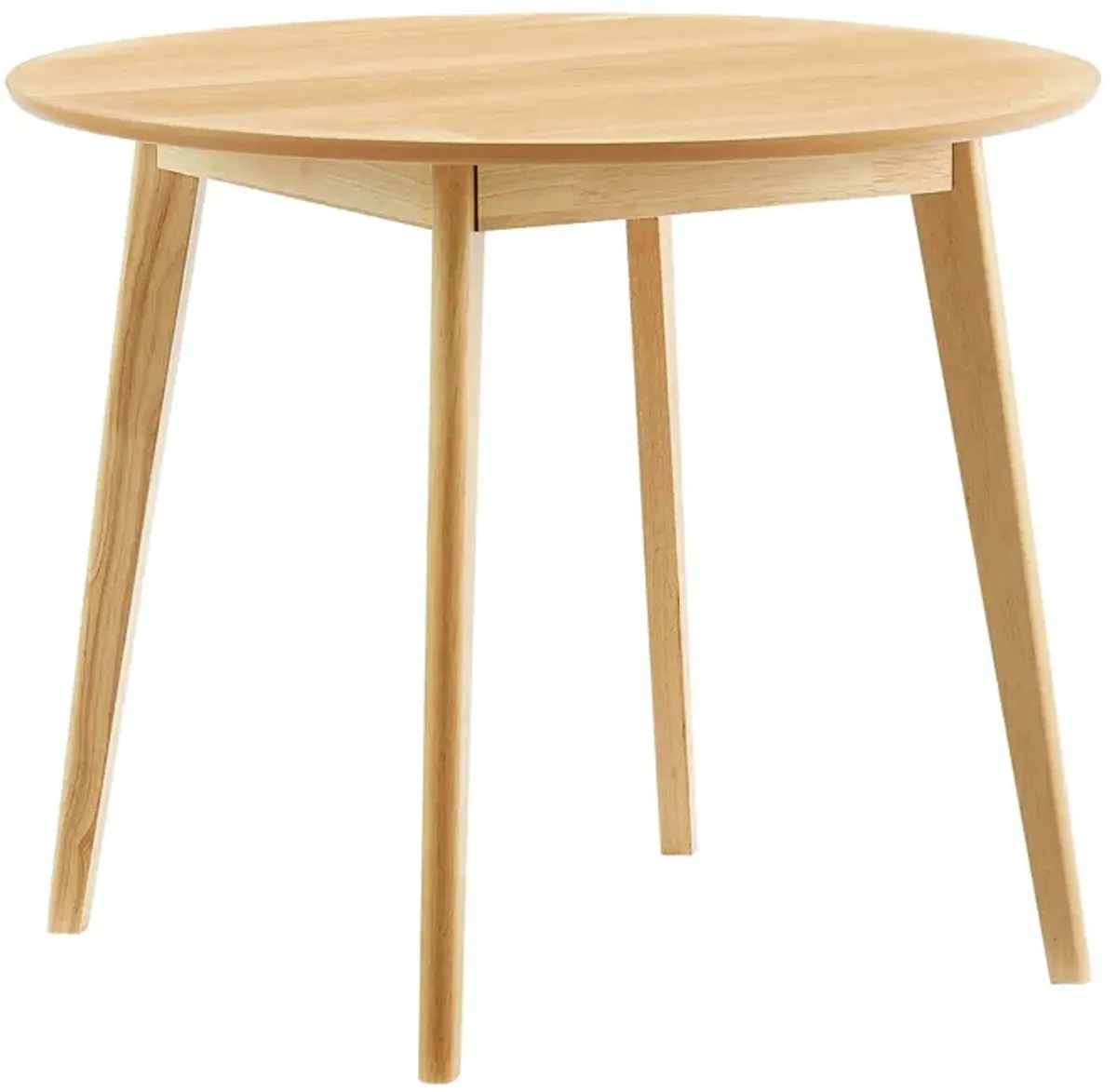 Vision 35" Round Dining Table by Modway Oak
