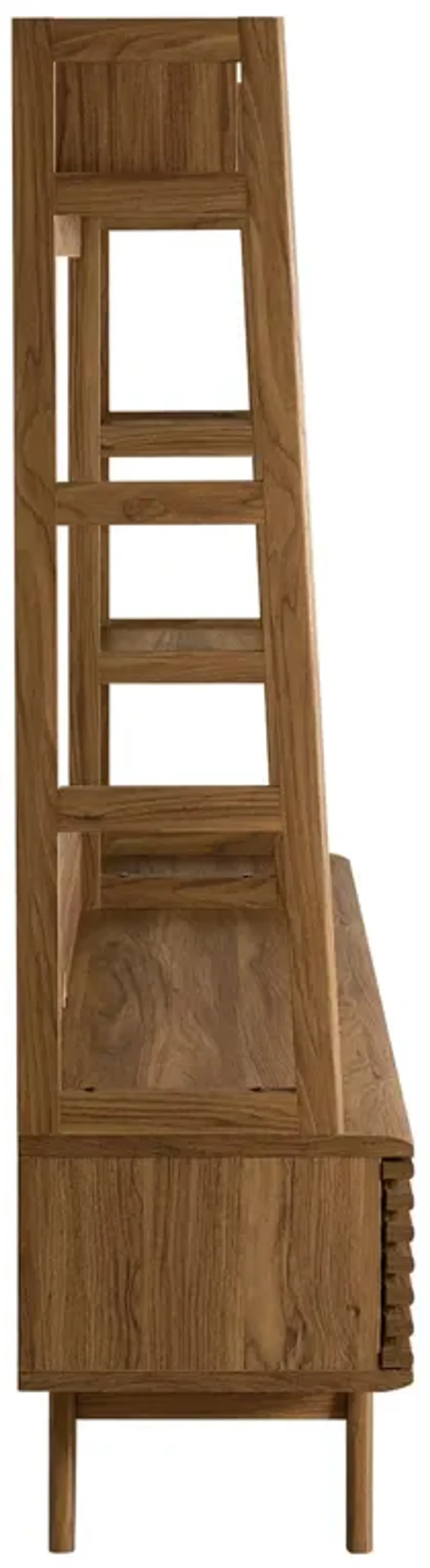 Render TV Stand Entertainment Center by Modway Walnut