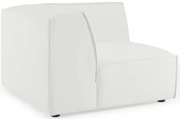 Restore Sectional Sofa Corner Chair by Modway White
