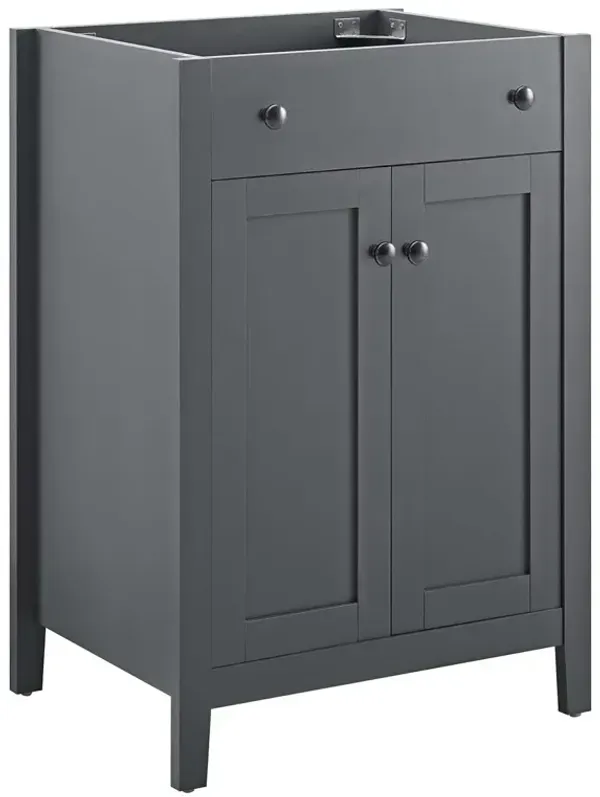 Nantucket Bathroom Cabinet Basin Not Included by Modway 24" / Gray