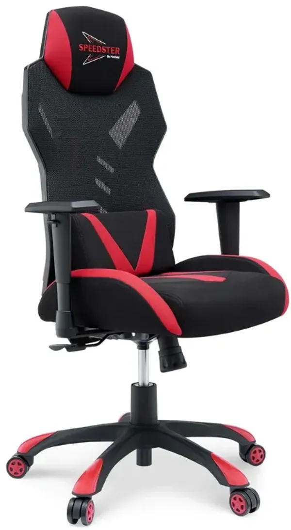 Speedster Mesh Gaming Computer Chair by Modway Black Red