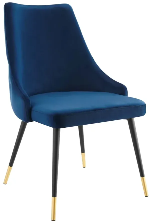 Adorn Tufted Performance Velvet Dining Side Chair by Modway Navy
