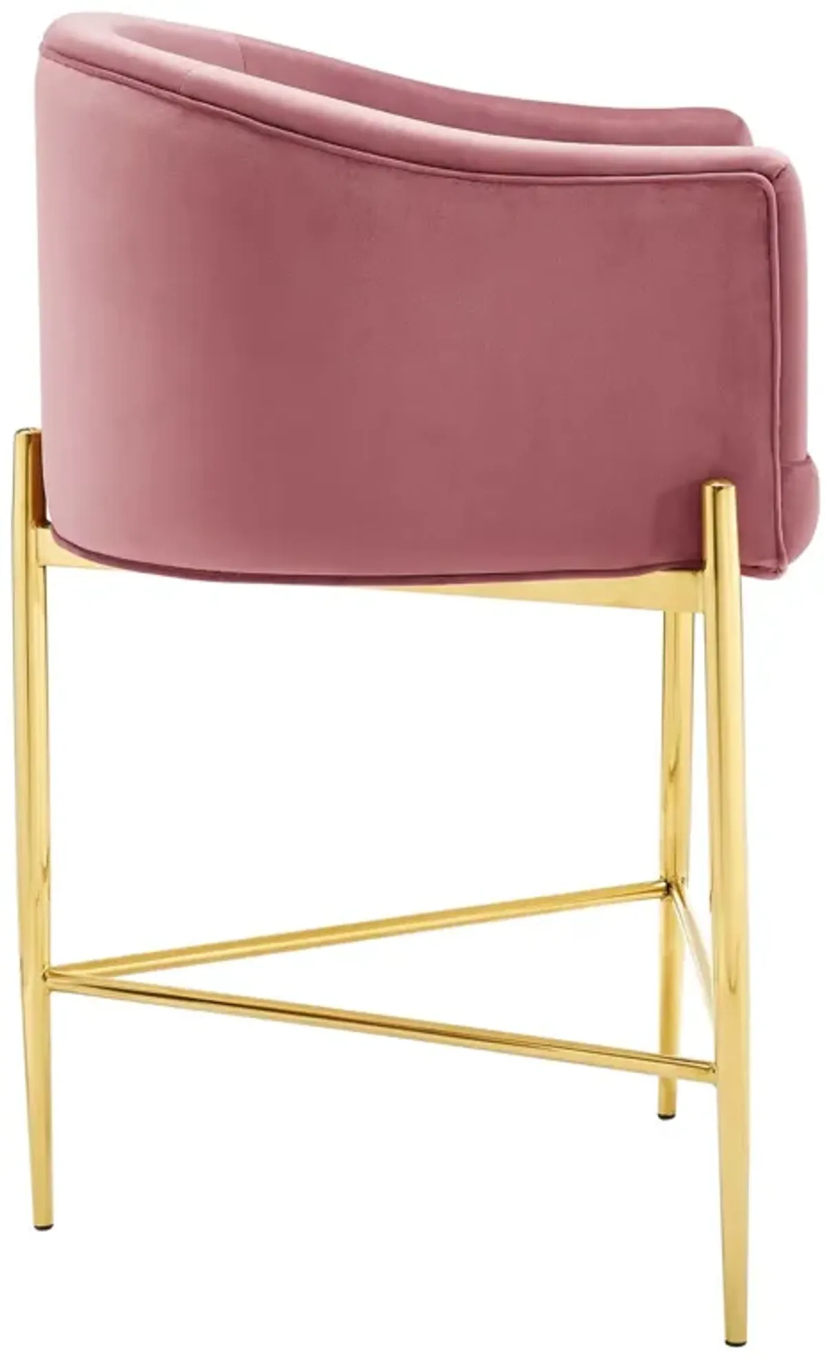 Savour Tufted Counter Stool by Modway Dusty Rose