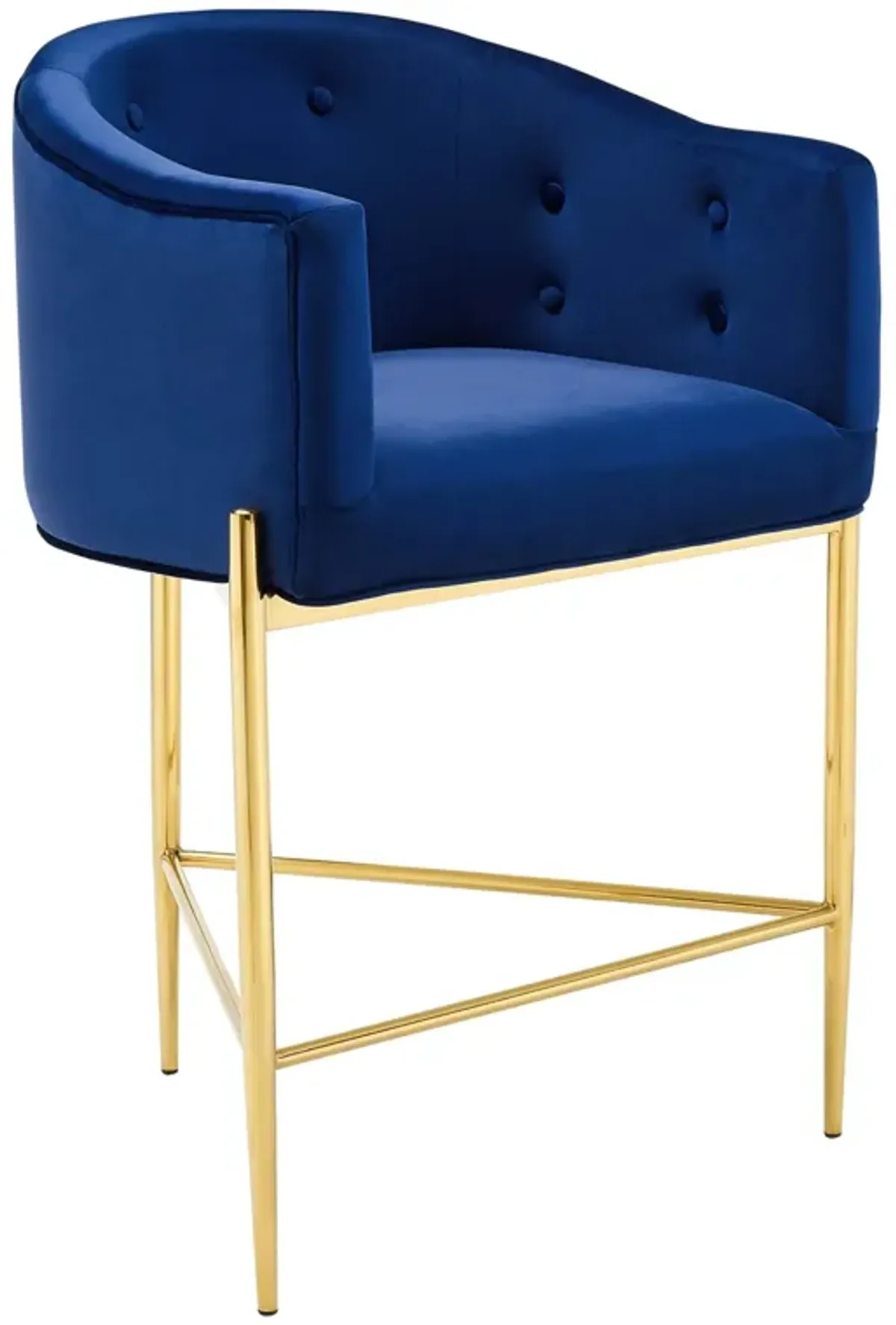 Savour Tufted Counter Stool by Modway Navy