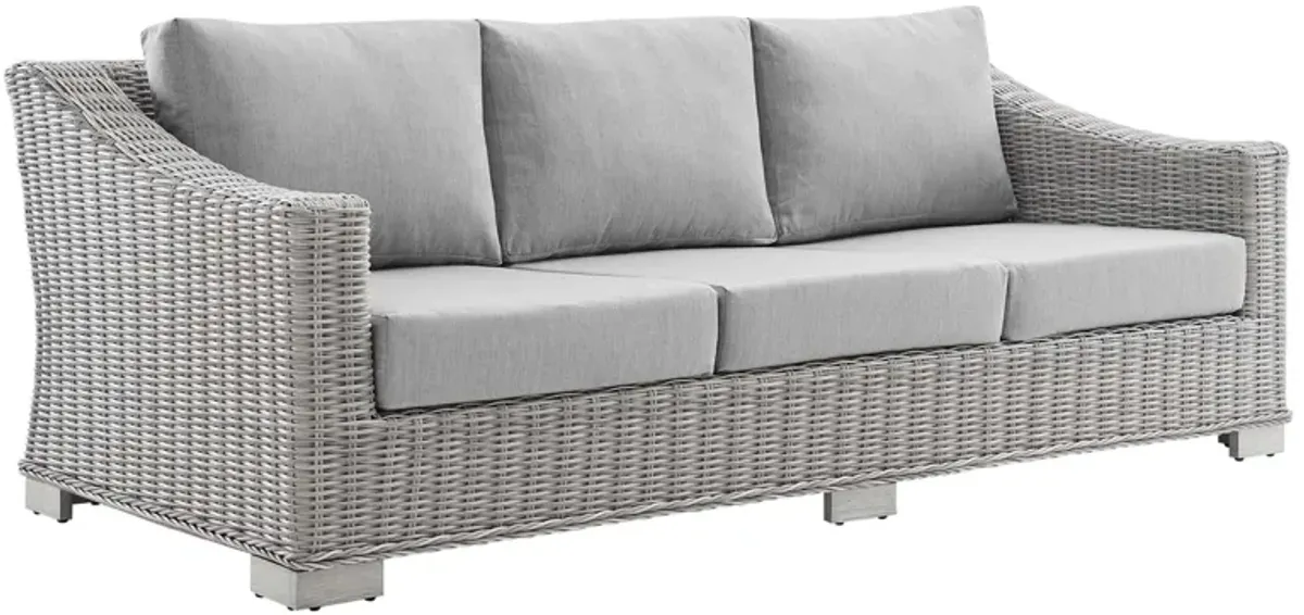 Conway Sunbrella® Outdoor Patio Wicker Rattan Sofa by Modway