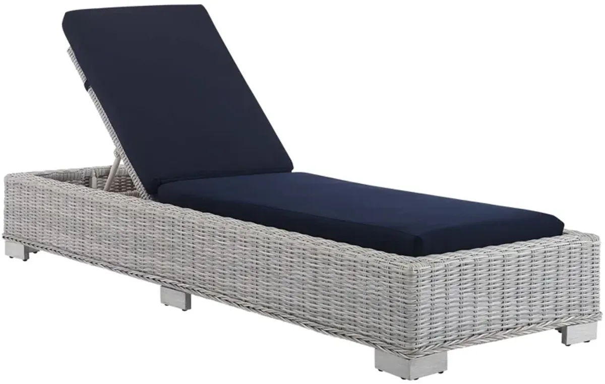 Conway Sunbrella® Outdoor Patio Wicker Rattan Chaise Lounge by Modway