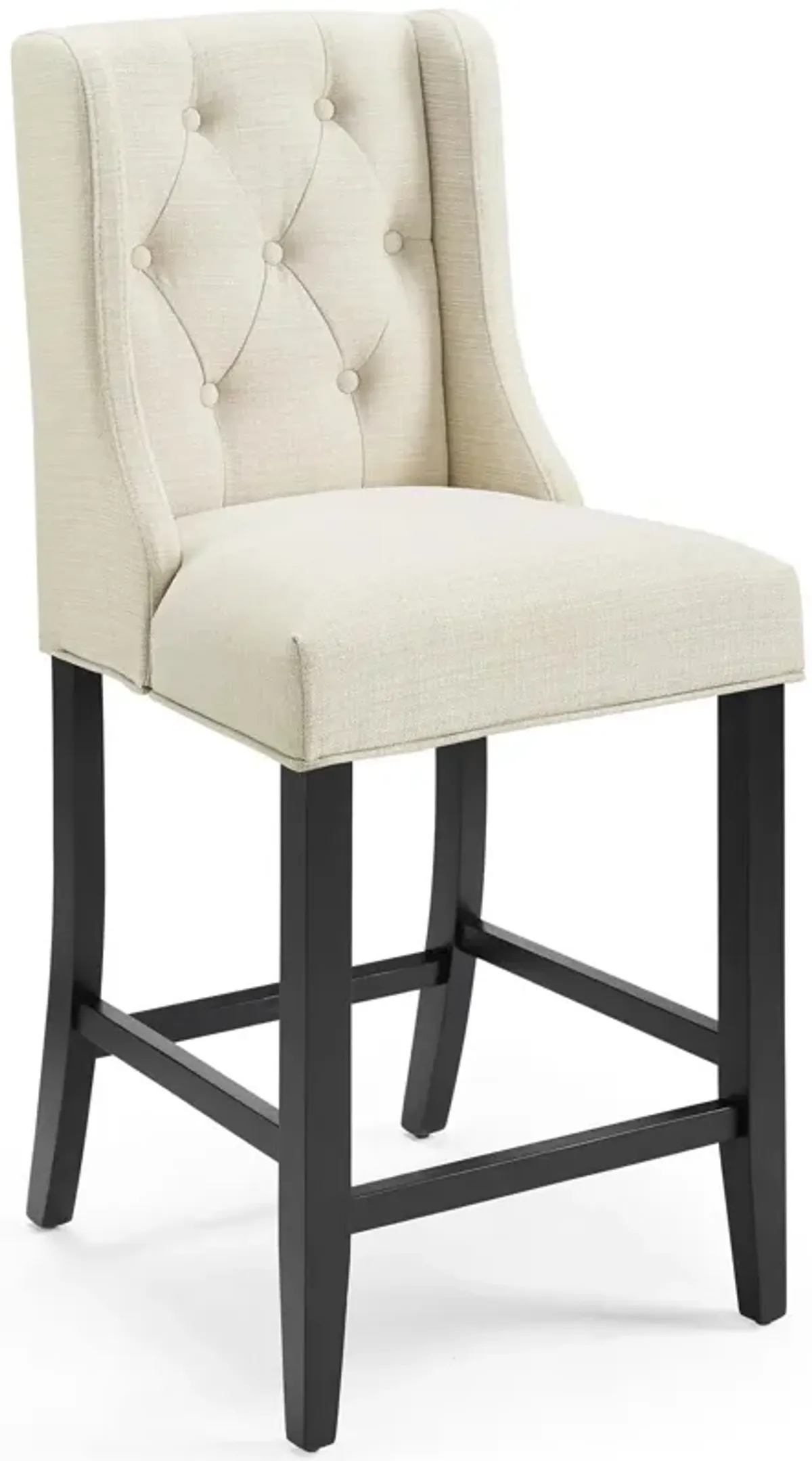 Baronet Upholstered Fabric Counter Bar Stool Set of 2 by Modway