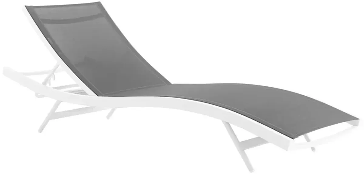 Glimpse Outdoor Patio Mesh Chaise Lounge Set of 4 by Modway