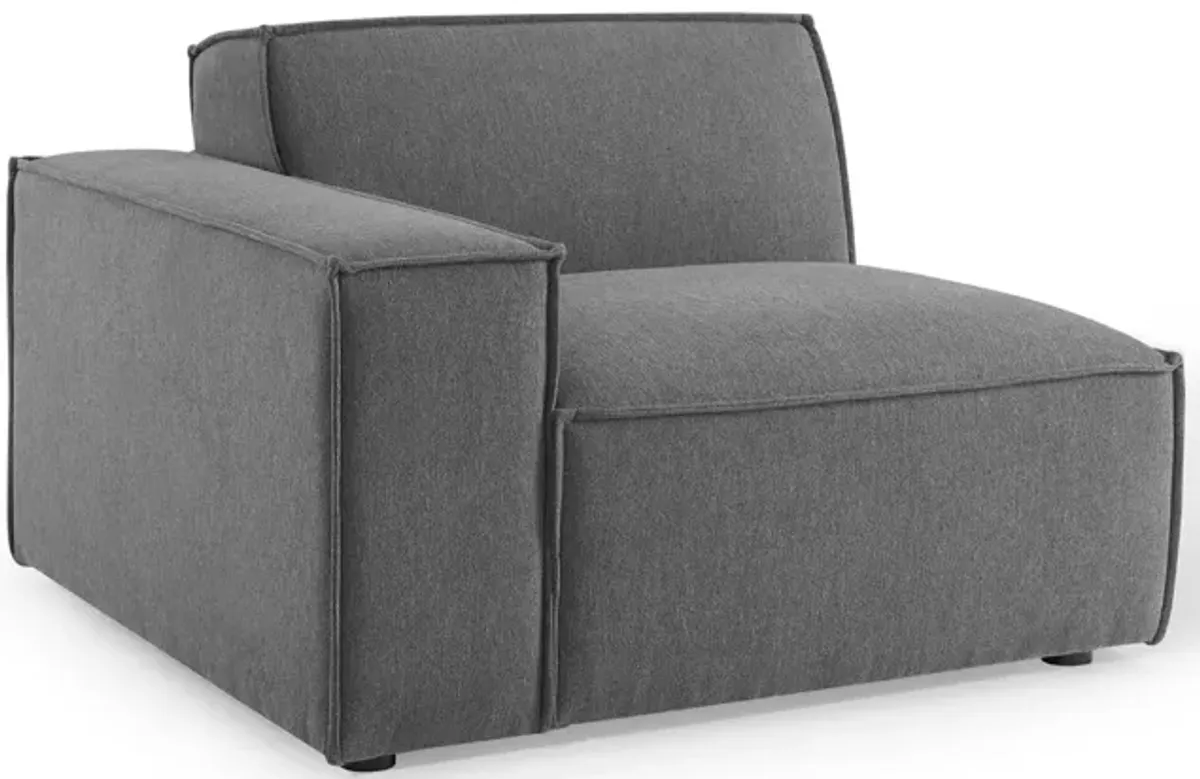 Restore 2-Piece Sectional Sofa by Modway Charcoal