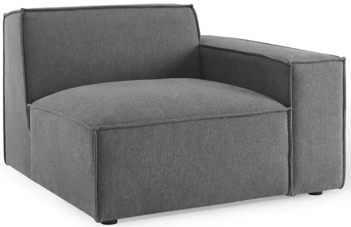 Restore 4-Piece Sectional Sofa by Modway Charcoal