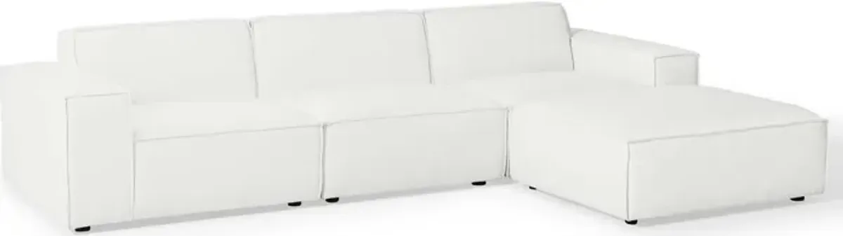 Restore 4-Piece Sectional Sofa by Modway White
