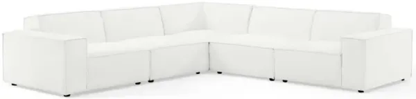 Restore 5-Piece Sectional Sofa by Modway White