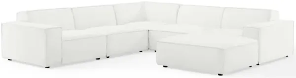 Restore 6-Piece Sectional Sofa by Modway White