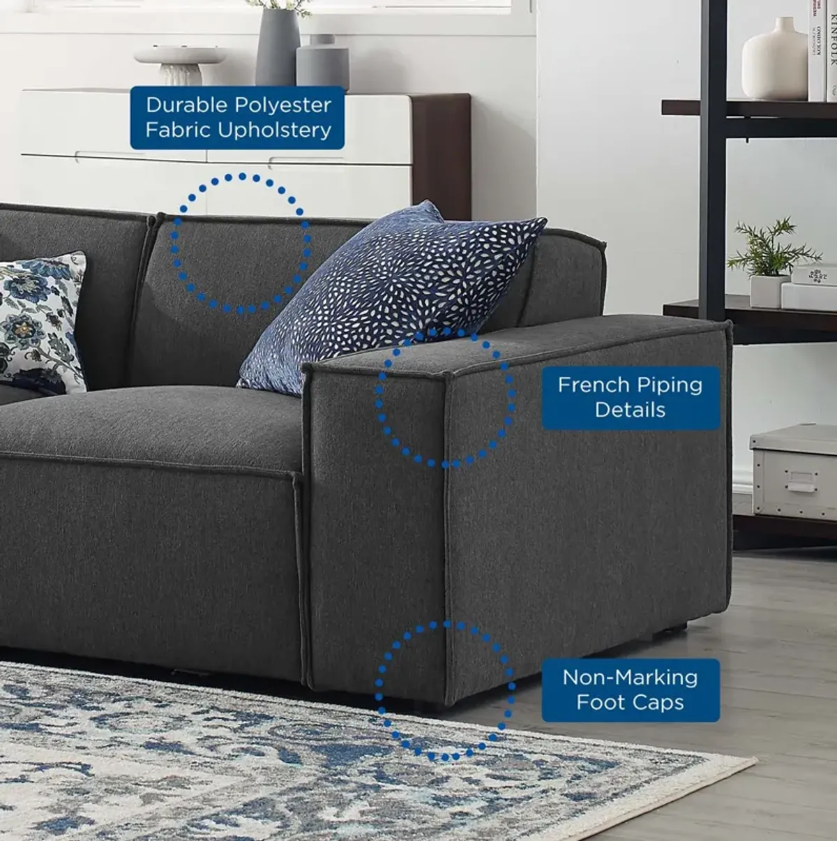 Restore 8-Piece Sectional Sofa by Modway