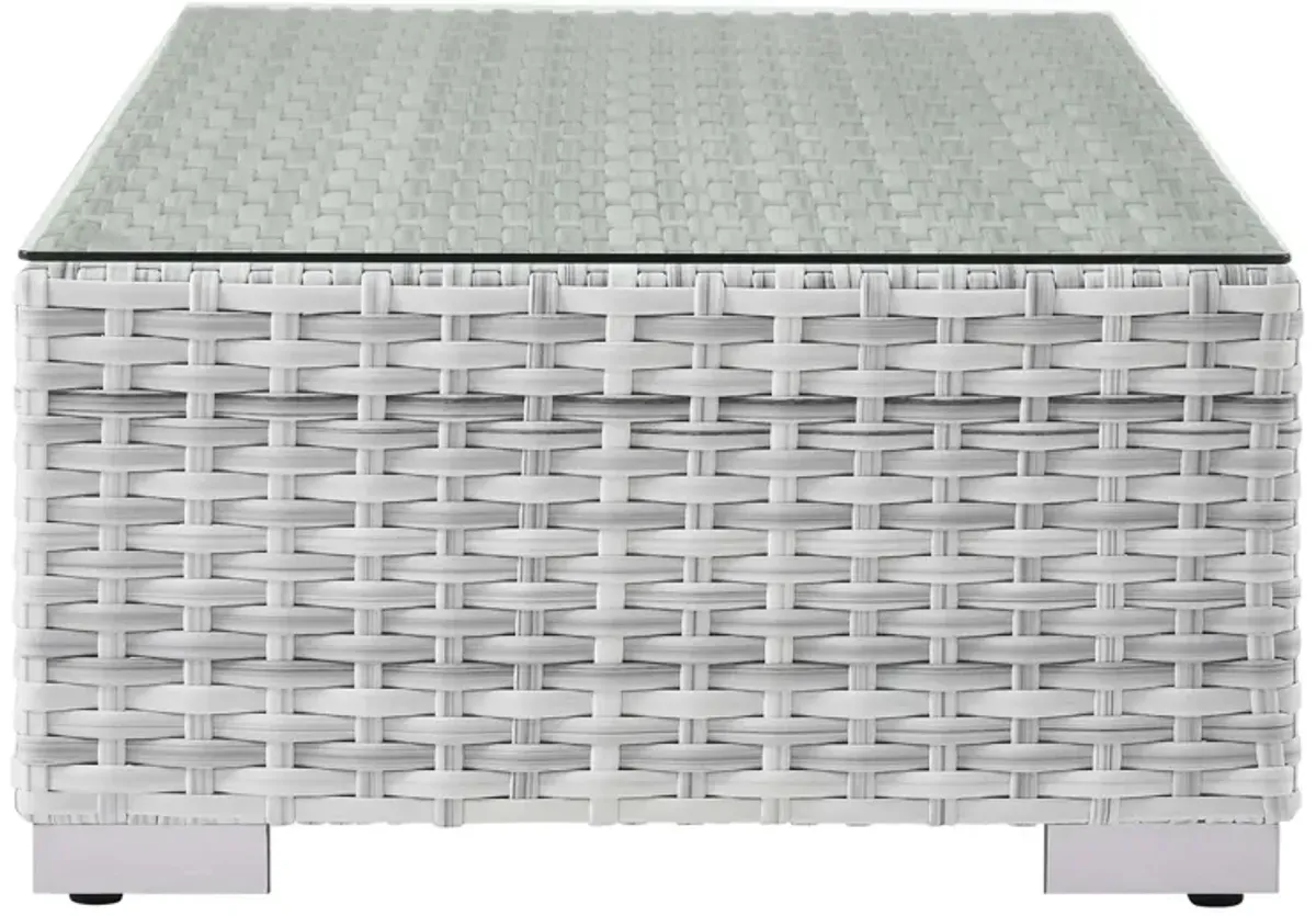 Convene Outdoor Patio Coffee Table by Modway Light Gray