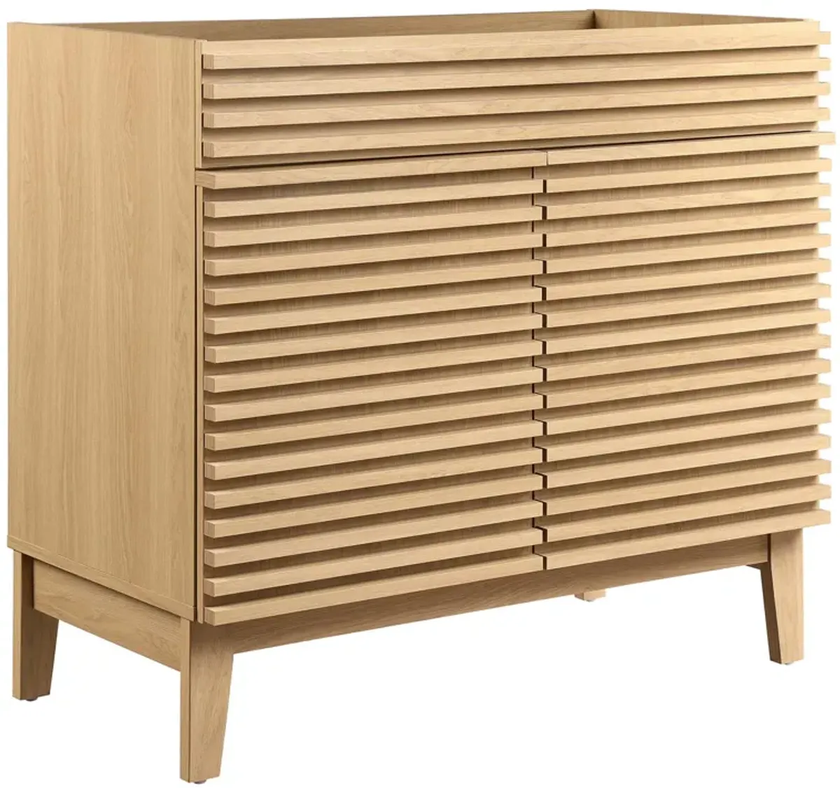 Render 30" and 36" Bathroom Cabinets Basin Not Included by Modway 36" / Oak