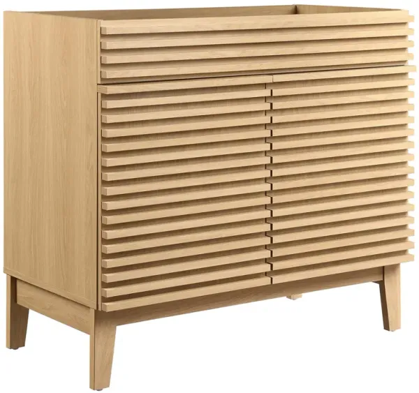 Render 30" and 36" Bathroom Cabinets Basin Not Included by Modway 36" / Oak