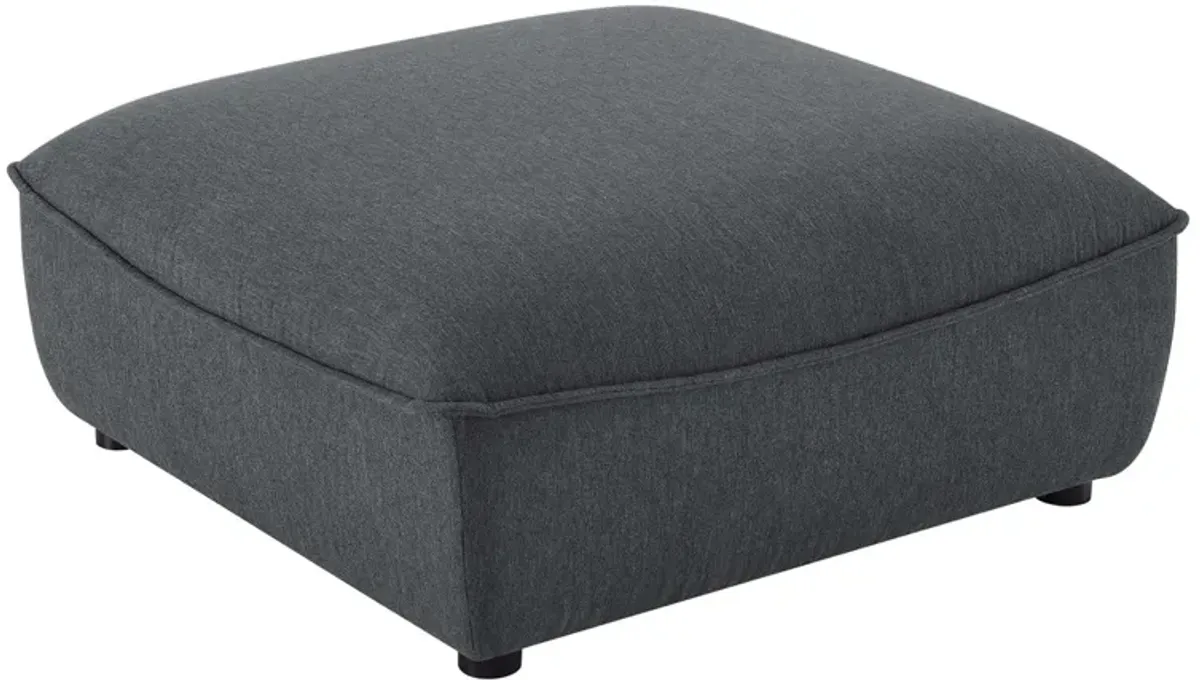 Comprise Sectional Sofa Ottoman by Modway Charcoal