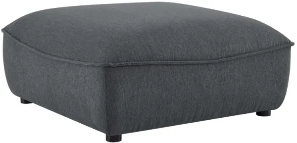 Comprise Sectional Sofa Ottoman by Modway Charcoal