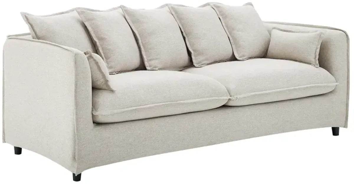Avalon Slipcover Fabric Sofa by Modway Azure