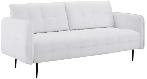 Cameron Tufted Fabric Sofa by Modway White