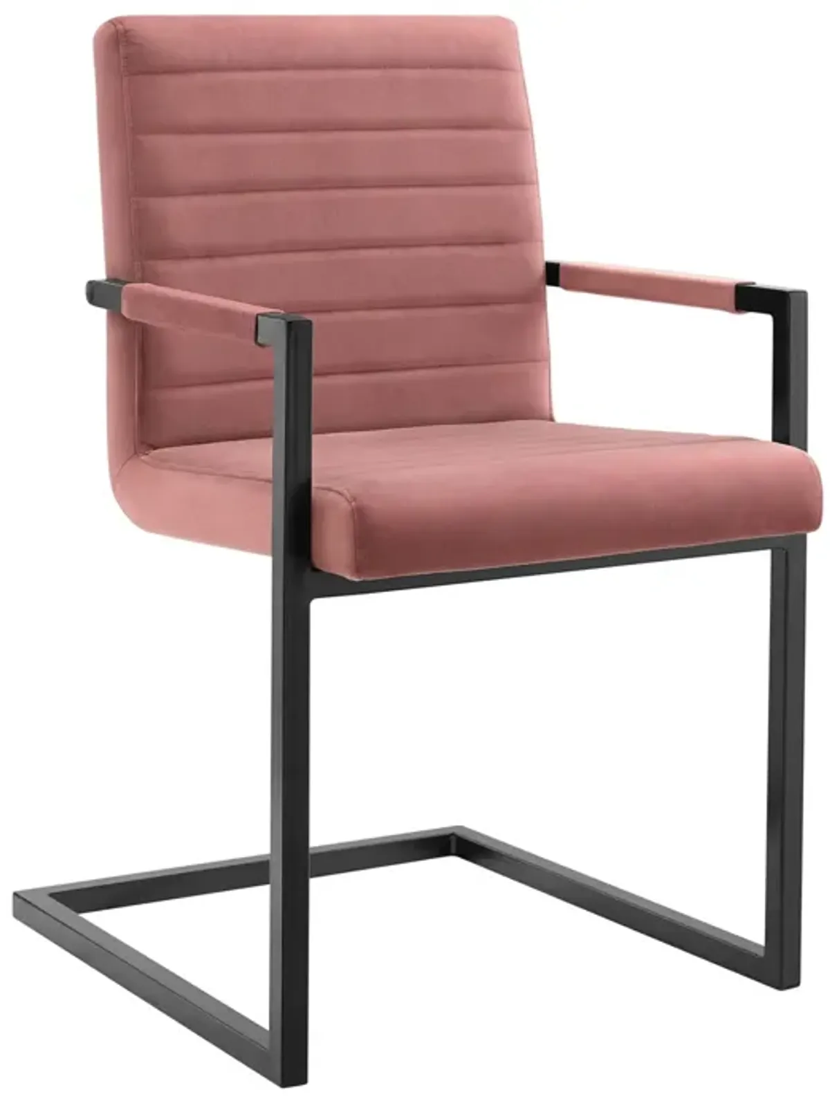 Savoy Performance Velvet Dining Chairs - Set of 2 by Modway Dusty Rose