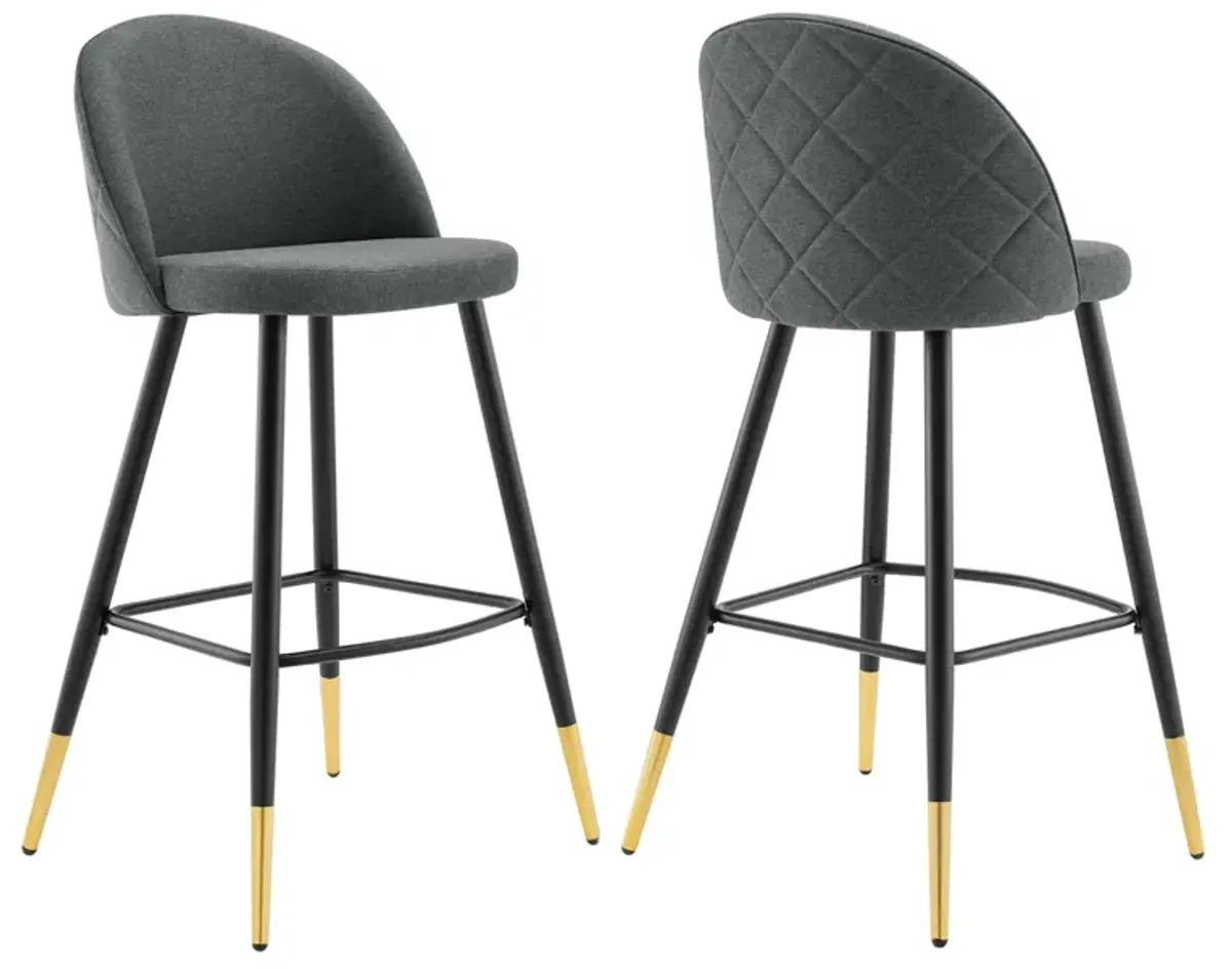 Cordial Fabric Bar Stools - Set of 2 by Modway