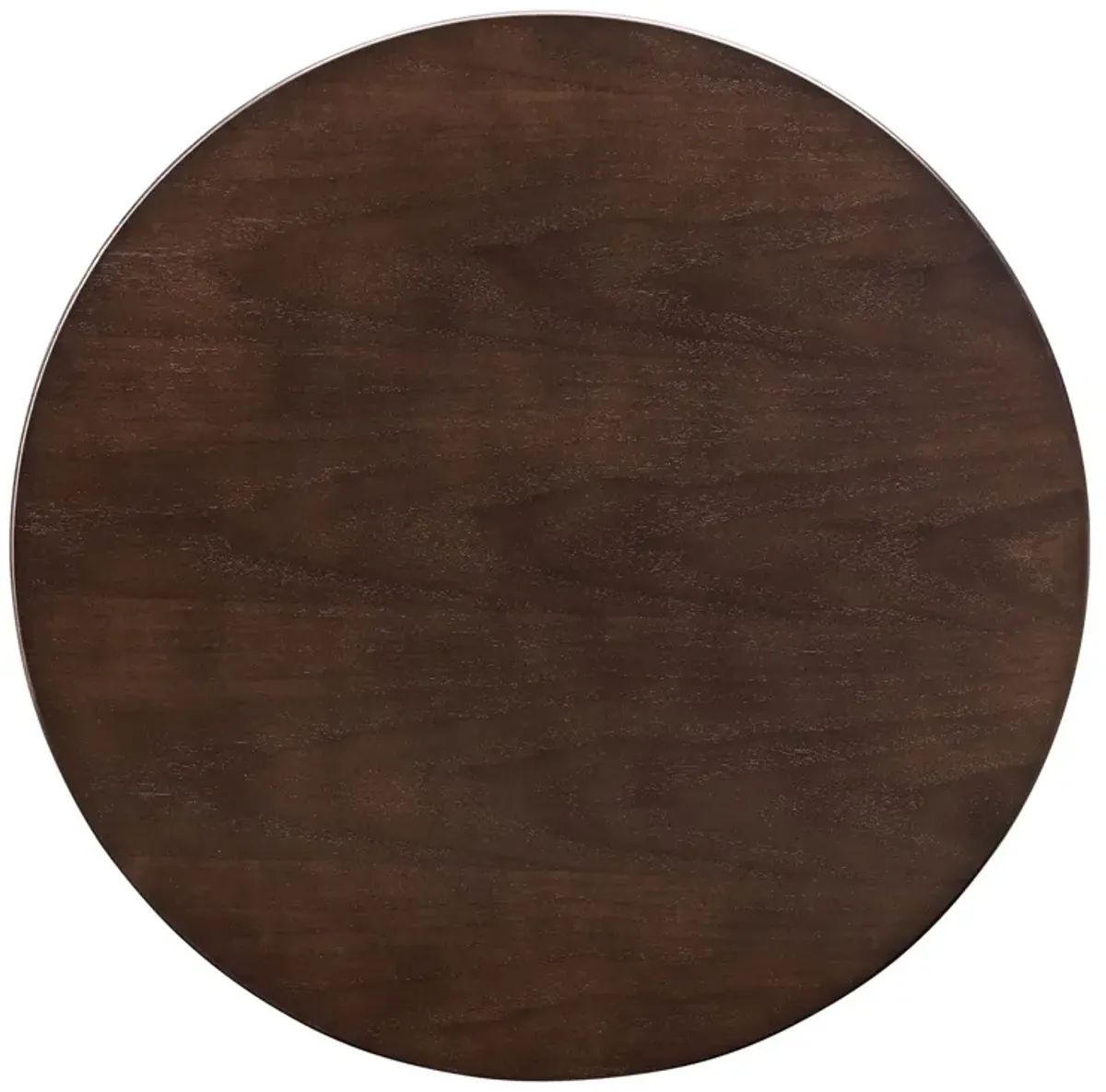 Verne 28" Dining Table by Modway Gold Cherry Walnut