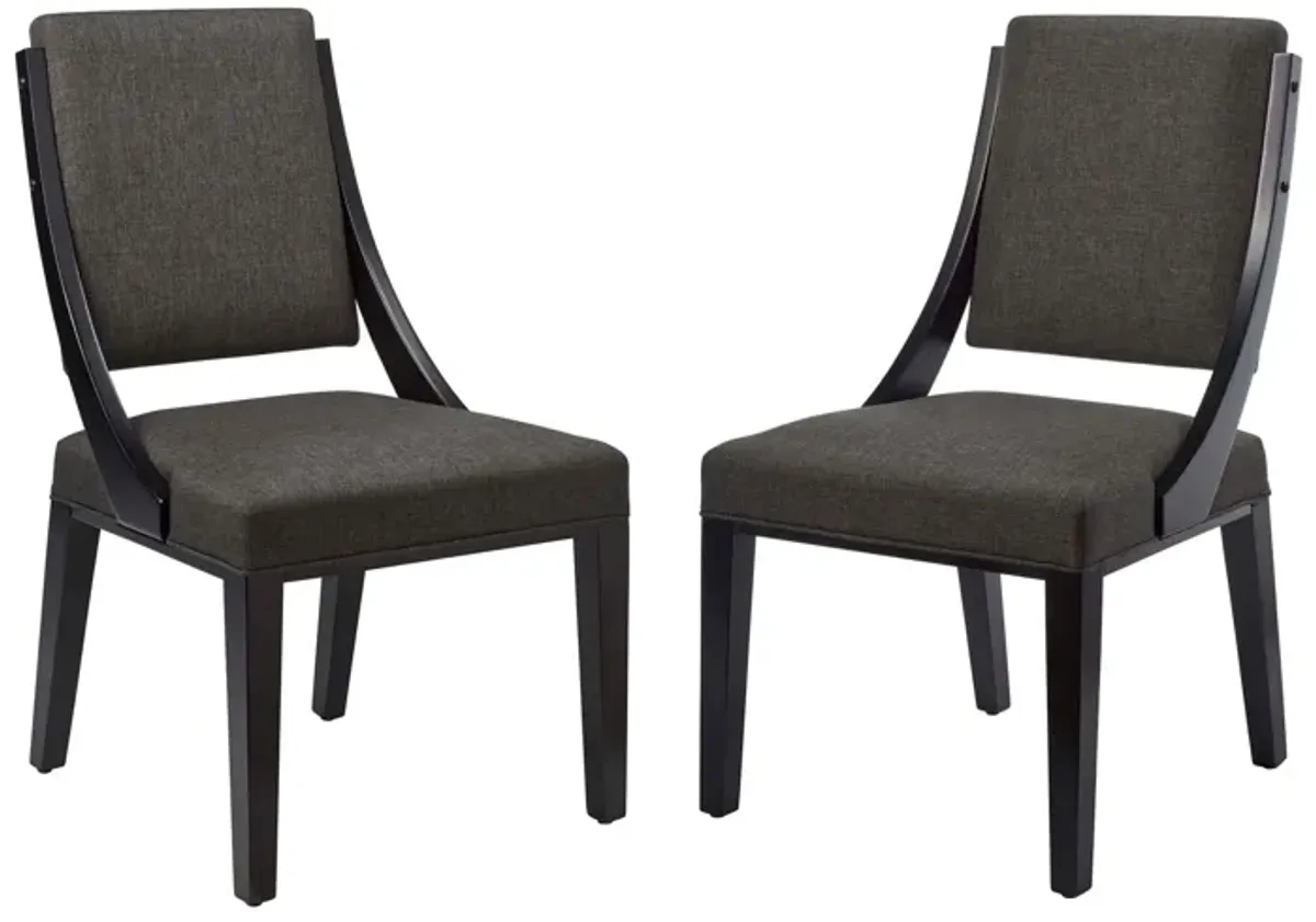 Cambridge Upholstered Fabric Dining Chairs - Set of 2 by Modway