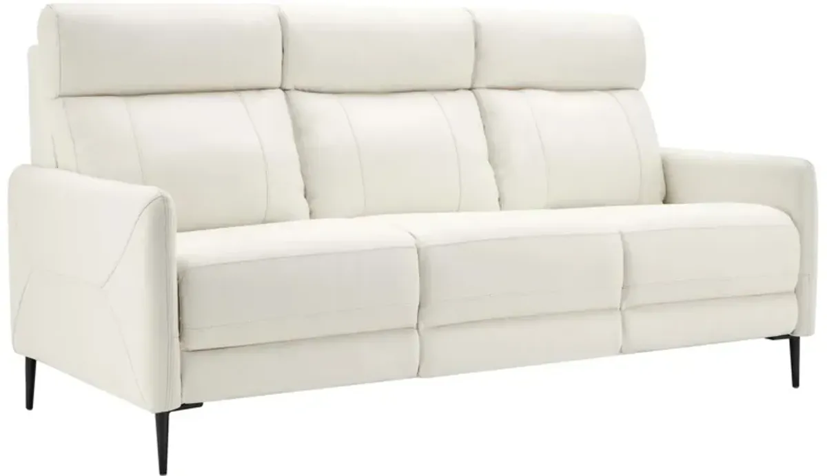Huxley Leather Sofa by Modway White