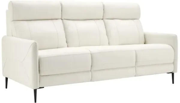 Huxley Leather Sofa by Modway White