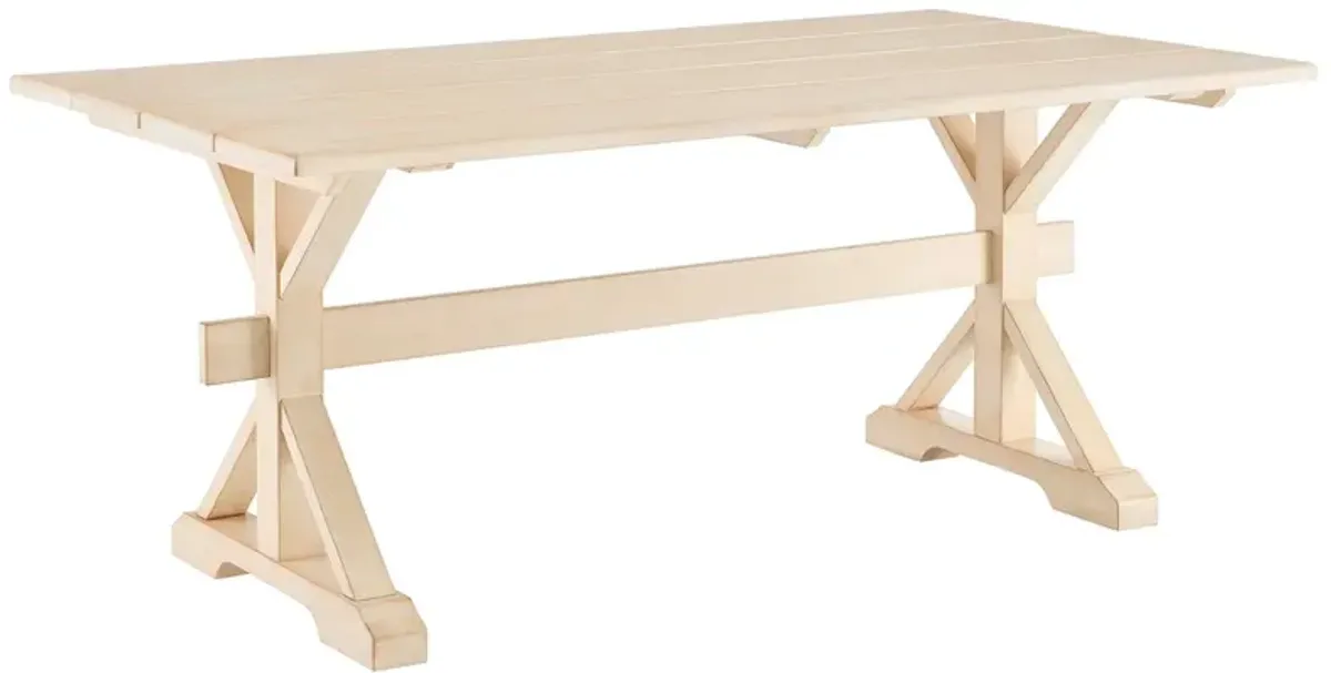 Windchime 71" Wood Dining Table by Modway Natural