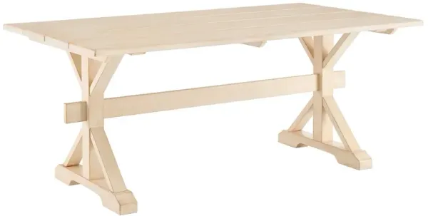 Windchime 71" Wood Dining Table by Modway Natural