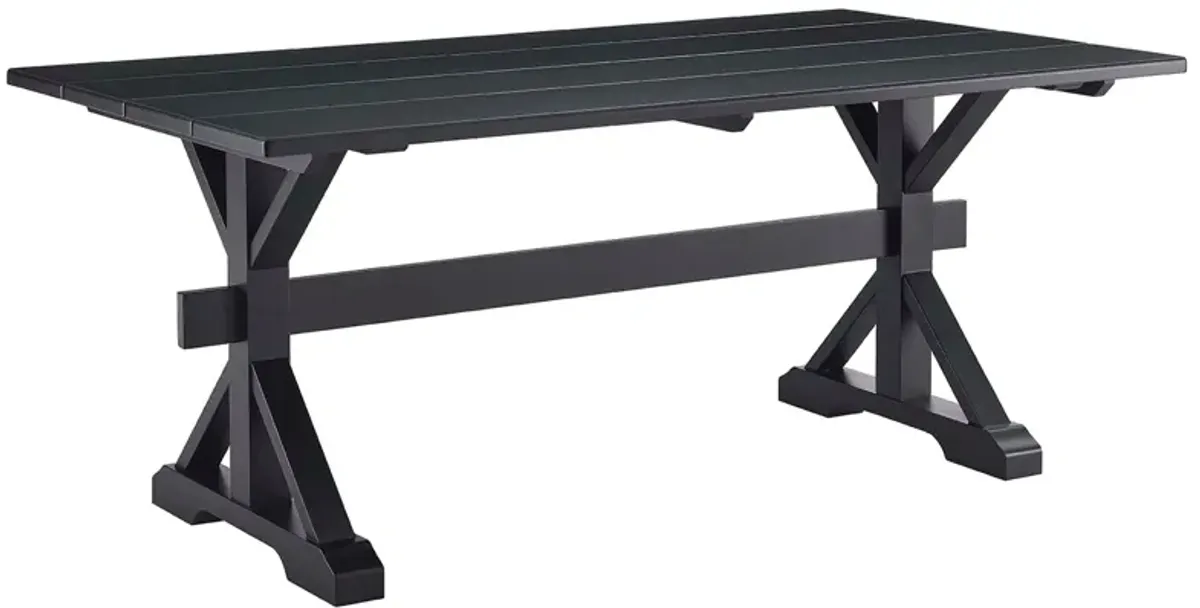 Windchime 71" Wood Dining Table by Modway Walnut