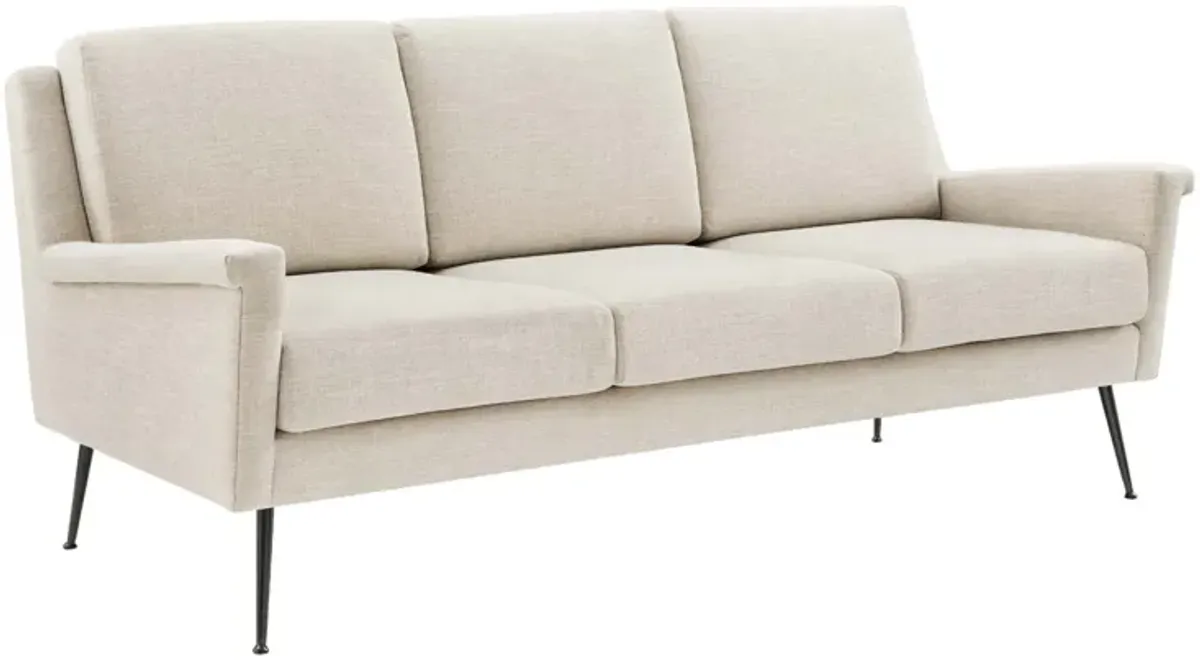Chesapeake Fabric Sofa by Modway Black White