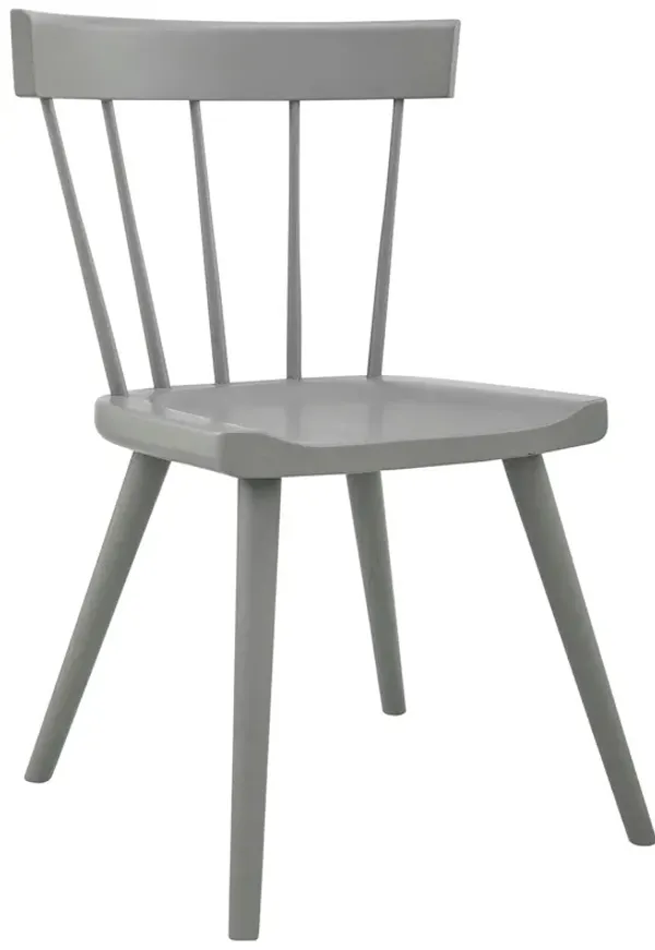 Sutter Wood Dining Side Chair by Modway Light Gray