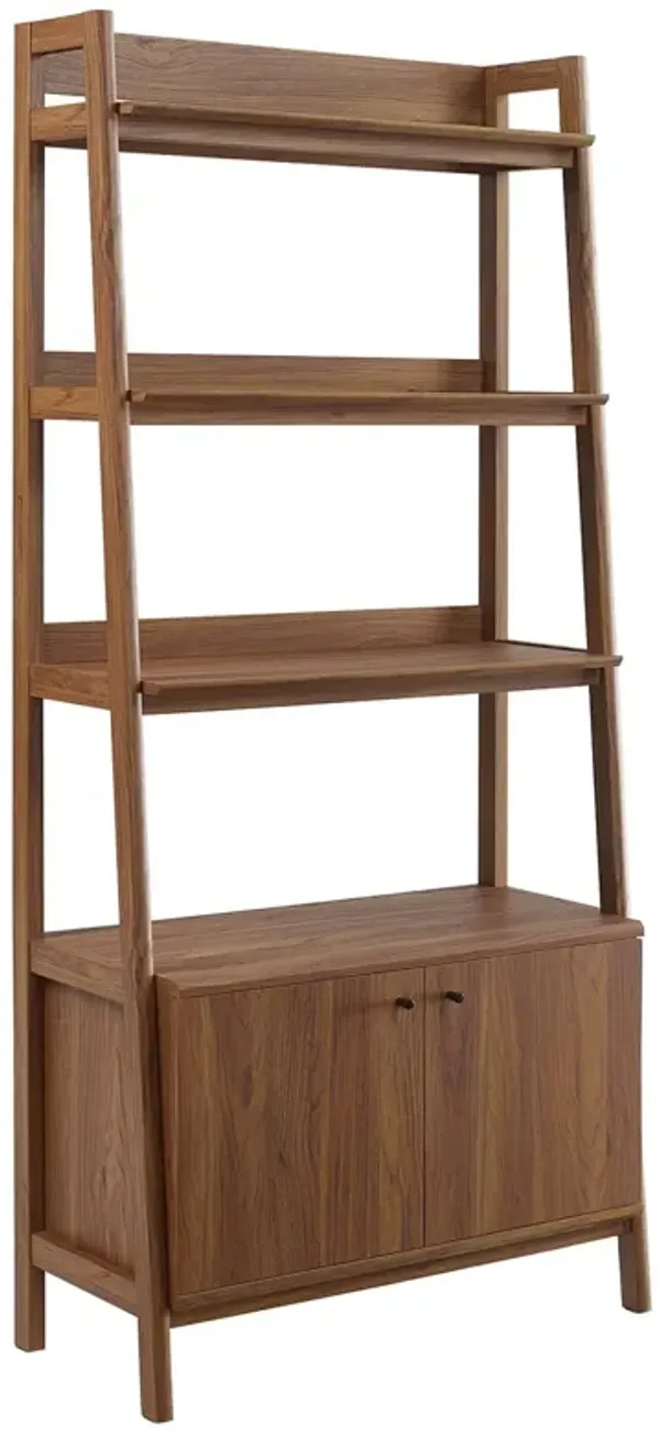 Bixby 33" Bookshelf by Modway Walnut