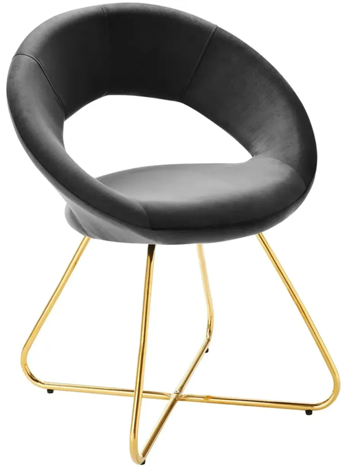 Nouvelle Performance Velvet Dining Chair Set of 2 by Modway