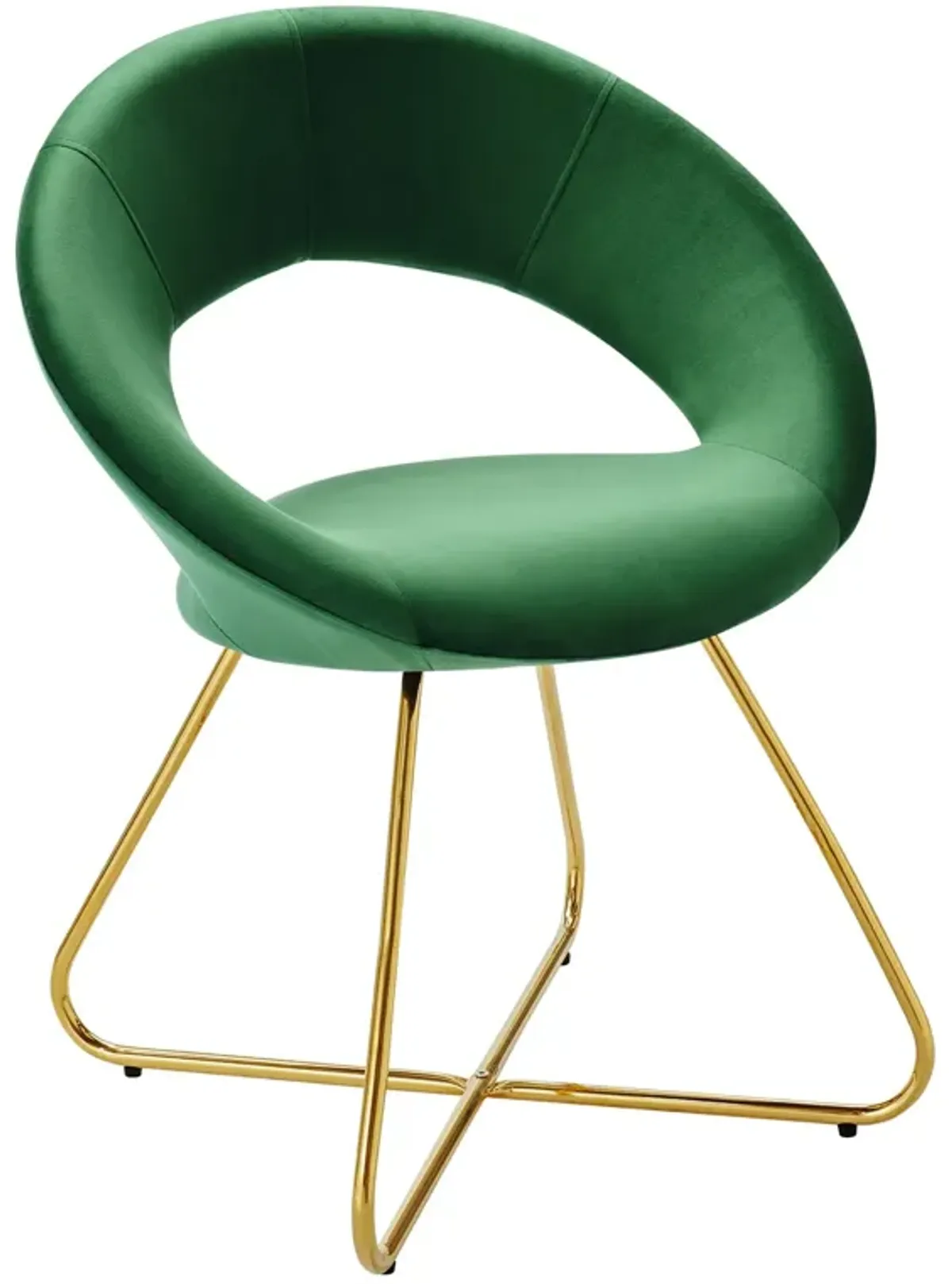 Nouvelle Performance Velvet Dining Chair Set of 2 by Modway
