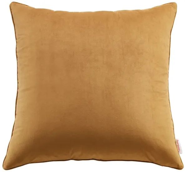 Enhance Performance Velvet Throw Pillow by Modway